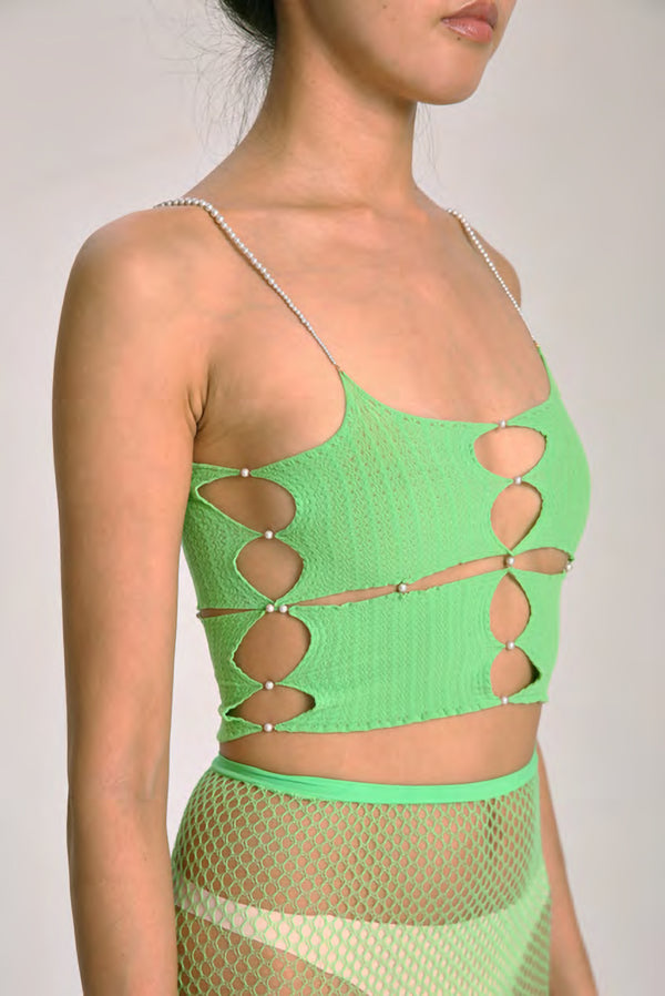 RUI SS21-R002 with central notch back LIME